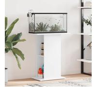 vidaXL Meuble pour aquarium, Blanc, 60,5x36x72,5 cm, Bois d’ingénierie, Armoire pour aquarium avec rangement 833639