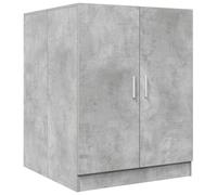 vidaXL Meuble pour Machine à Laver, Armoire de Machine à Laver avec Rangement, Meuble pour Lave-Linge de Salle de Bain Buanderie, Gris Béton