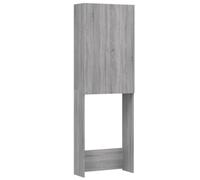 vidaXL Meuble pour machine à laver Sonoma gris 64x25,5x190 cm 813192