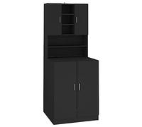 Vidaxl Meuble Pour Machine ¿¿ Laver Noir