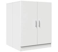 vidaXL Meuble pour Machine à Laver, Armoire de Machine à Laver avec Rangement, Meuble pour Lave-Linge de Salle de Bain Buanderie, Blanc
