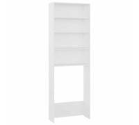 vidaXL Meuble pour Machine à Laver, Armoire de Machine à Laver avec Rangement, Meuble pour Lave-Linge de Salle de Bain Buanderie, Blanc