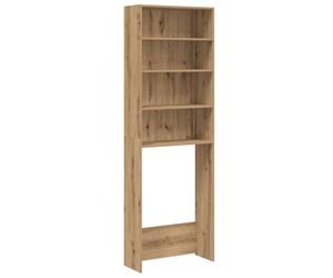 vidaXL Meuble pour Machine à Laver chêne Artisanal 64x24x190 cm, Armoire de Machine à Laver, Meuble de buanderie, Meuble de Salle de Bain