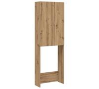 vidaXL Meuble pour machine à laver chêne artisanal 64x25,5x190 cm