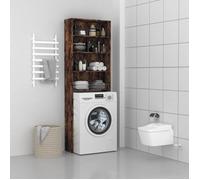 Vidaxl Meuble Pour Machine Ã Laver Chãªne Fumã© 64x24x190 Cm