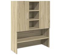 vidaXL Meuble pour machine à laver Meuble sous-évier Design contemporain Chêne sonoma 70,5x24x90 cm