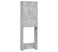 Vidaxl Meuble Pour Machine À Laver Gris Béton 64x25,5x190 Cm Multicolore