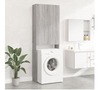 vidaXL Meuble pour machine à laver Sonoma gris 64x25,5x190 cm 813192