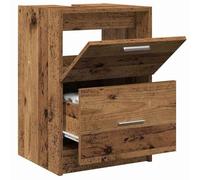 Meuble sous lavabo Bois Vieilli 40x37x59 cm MDF