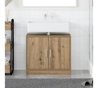 Vidaxl Meuble Sous Évier Chêne Artisan 63x29x55 Cm Bois D'ingénierie