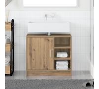 Vidaxl Meuble Sous Évier Chêne Artisan 63x29x55 Cm Bois D'ingénierie