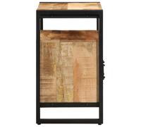 Vidaxl Meuble Sous Lavabo 55x35x60 Cm En Bois Massif Brut