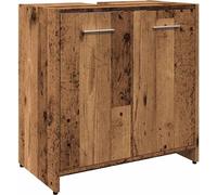 vidaXL Meuble sous-lavabo aspect bois ancien 60x33x60 cm Bois composite