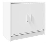 vidaXL Meuble sous-lavabo blanc 63x29x55 cm Bois composite