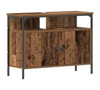 Meuble sous lavabo vidaXL Bois ancien 80x30x60 cm en bois reconstitué