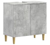 vidaXL Meuble sous Lavabo de Salle de Bain ARNHEM Gris béton