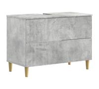 vidaXL Meuble sous Lavabo de Salle de Bain ARNHEM Gris béton