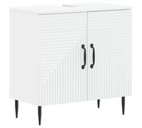 vidaXL Meuble sous Lavabo de Salle de Bain HAARLEM Blanc