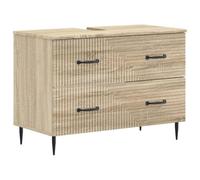 vidaXL Meuble sous Lavabo de Salle de Bain HAARLEM Chêne Sonoma