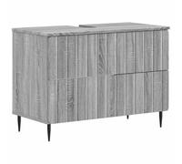 vidaXL Meuble sous Lavabo de Salle de Bain ZWOLLE Sonoma Gris
