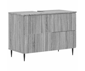 vidaXL Meuble sous Lavabo de Salle de Bain ZWOLLE Sonoma Gris