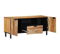 Meuble Tv Vidaxl 105x33,5x46 Cm En Bois Massif D'acacia