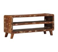 vidaXL Meuble TV 105x46x32 cm Bois massif de récupération