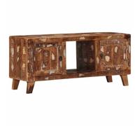 vidaXL Meuble TV 105x46x32 cm en bois massif de récupération