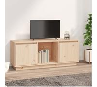 vidaXL Meuble TV 110,5x35x44 cm Bois de pin massif 814339
