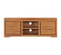 vidaXL Meuble TV 110 x 30 x 40 cm teck massif