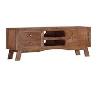 vidaXL Meuble TV Armoire basse Bois de manguier brut 110x30x40 cm