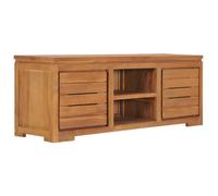 Vidaxl Meuble Tv 110x30x40 Cm Bois De Teck Massif