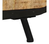 Vidaxl Meuble Tv 110x30x45 Cm Bois De Manguier Brut Marron