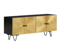 vidaXL Meuble TV 351625 bois massif de manguier 110x30x45 cm Marron