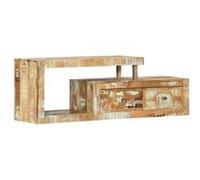 vidaXL Meuble TV 120 x 30 x 40 cm Bois de récupération massif Brun G