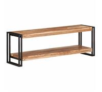 vidaXL Meuble TV 120x30x40 cm Bois d'acacia massif Brun G