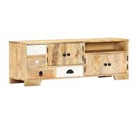Vidaxl Meuble Tv 120x30x40 Cm Bois Massif De Manguier Marron