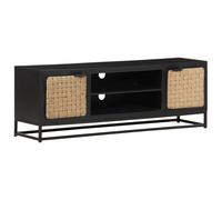 Vidaxl Meuble Tv 120x30x40 Cm Bois Massif De Manguier Marron