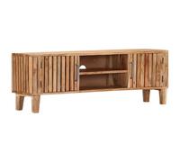 Meuble TV 130 x 30 x 45 cm Bois d'acacia massif