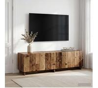 vidaXL Meuble TV 140 x 34,5 x 40 cm Bois Ancien Bois d'ingénierie