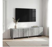 vidaXL Meuble TV 140 x 34,5 x 40 cm Sonoma Gris Bois d'ingénierie