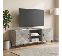 vidaXL Meuble TV 150 x 31 x 50 cm Gris béton Bois d'ingénierie 894918