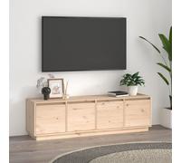 Vidaxl Meuble Tv 156x37x45 Cm Bois De Pin Massif Marron