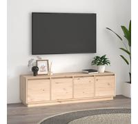 Vidaxl Meuble Tv 156x37x45 Cm Bois De Pin Massif Marron