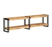 Vidaxl Meuble Tv 160x30x40 Cm Bois Massif De Manguier Marron