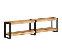 Vidaxl Meuble Tv 160x30x40 Cm Bois Massif De Manguier Marron