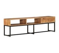 Vidaxl Meuble Tv 160x30x45 Cm Bois D'acacia Massif Marron
