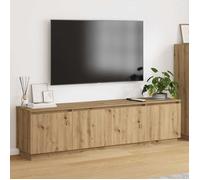 vidaXL Meuble TV 3376151 – 180×38×49 cm, chêne artisanal, bois d'ingénierie