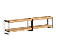 Vidaxl Meuble Tv 180x30x40 Cm Bois Massif De Manguier Marron
