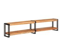 vidaXL Meuble TV 200x30x40 cm Bois d'acacia Massif, unité TV, Buffet TV, étagère TV, Meuble TV avec Rangement, Armoire de Support TV